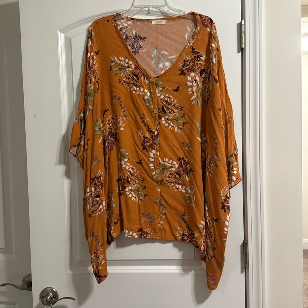 Poncho Style Top